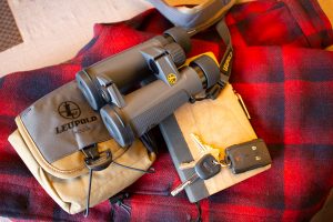 A good binocular is your best friend while scouting your deer hunting property.