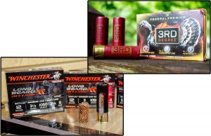 Winchester’s Long Beard XR locks the shot column together with resin to keep the pattern tight, a big help with toms that won’t come too close. Federal’s 3rd Degree shotshells blend three different types of shot to give optimum performance at all ranges.