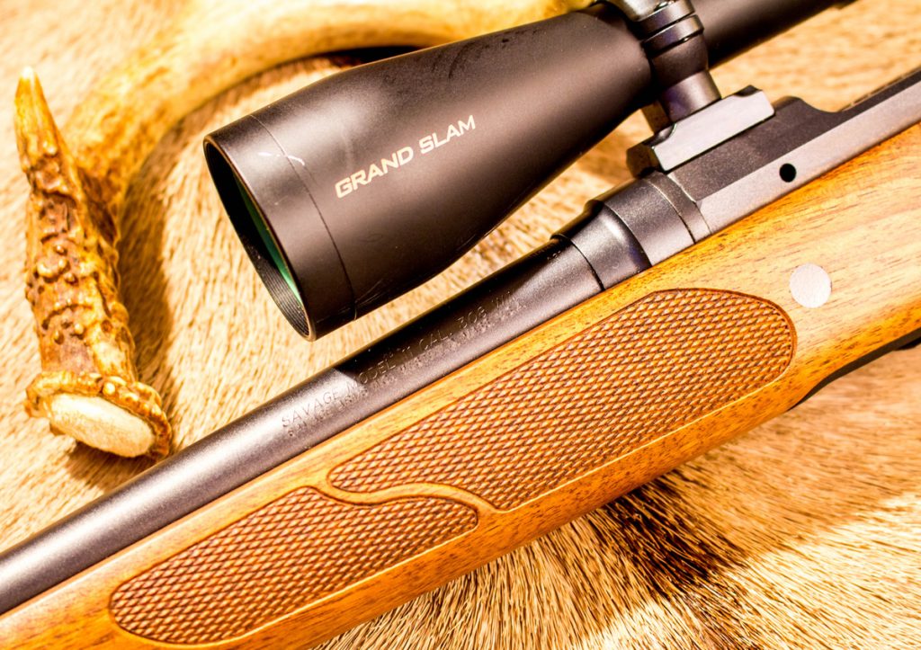 A short-action Savage Model 11, chambered in .308 Winchester and stocked in the LadyHunter configuration with a shorter buttstock, is a perfect choice for women heading to the deer woods.