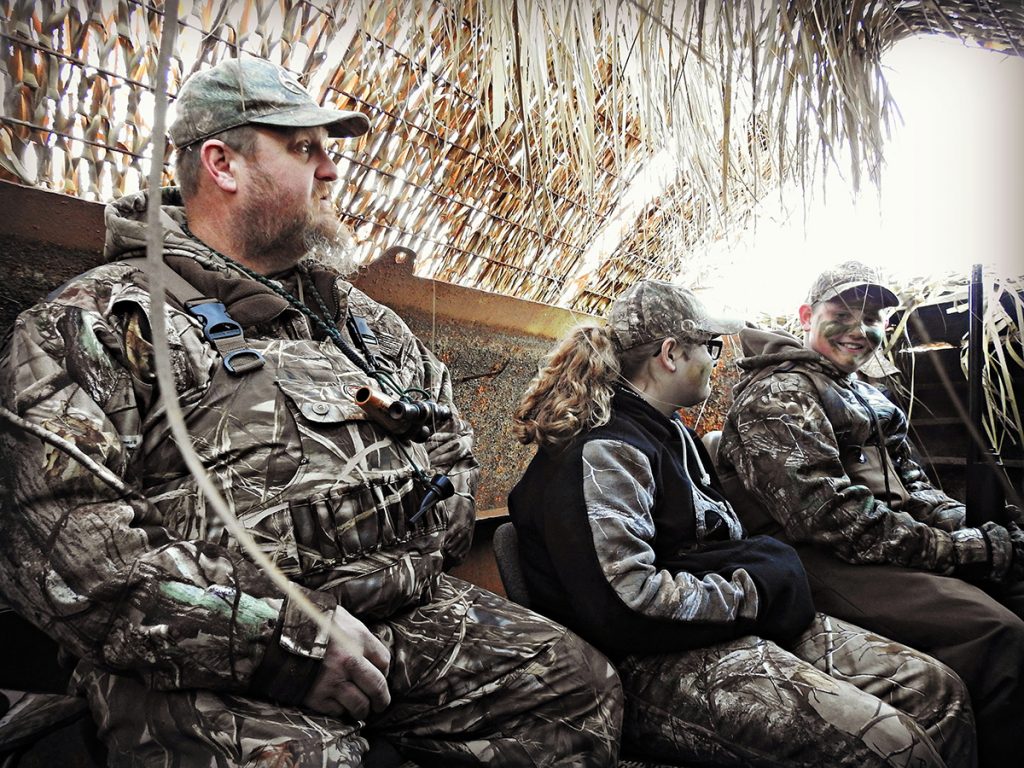 Make sure everyone in the blind knows where their safe shooting lanes are. Limit shots to directly in front of each blind position. No duck or goose is worth an accident.