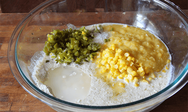 Dove Casserole - Mixing Ingredients