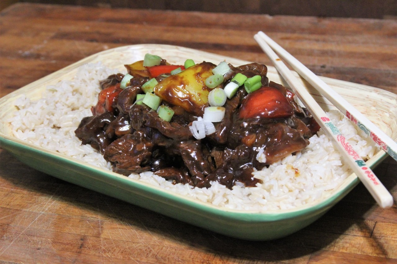 Venison Pepper Steak