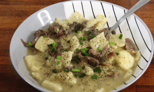 Wild Turkey and Dumplings
