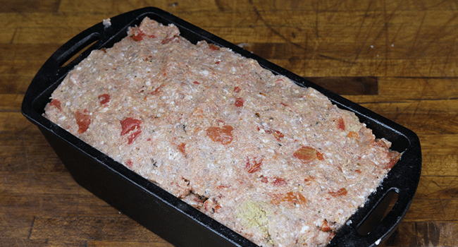 Packing meatloaf Pan