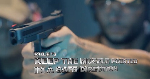 Rule 1: Keep the Muzzle pointed in a safe direction.