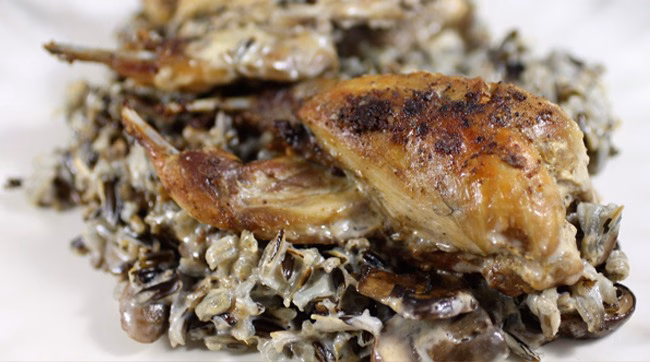 Quail and Wild Rice Casserole