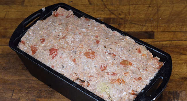 Packing meatloaf Pan