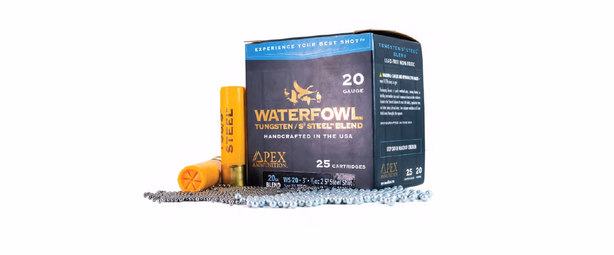 Apex Ammunition Tungsten / Steel Blend waterfowl shotgun ammo
