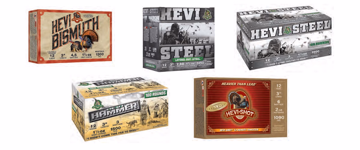Hevi Shot shotgun shells for waterfowl and turkey 