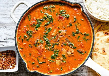 Pheasant Curry in Pan